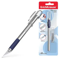 Cutter Metallgehäuse 1 Stück Skalpell mit 2 Ersatzklingen Bastelmesser für DIY Hobby Handwerk Modellbau Kunst Cuttermesser für präzise Schnitte