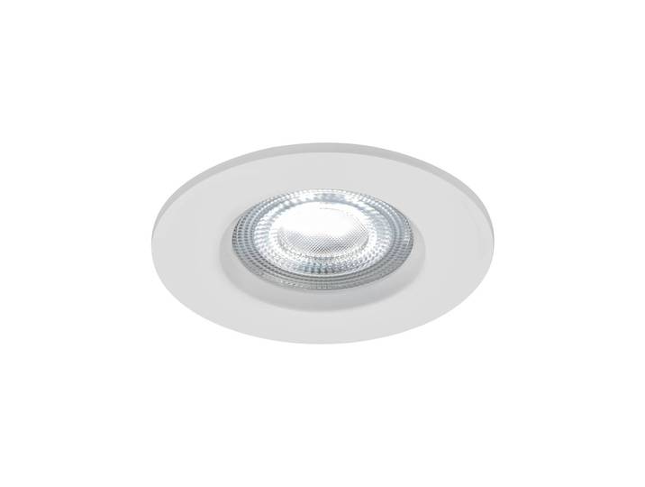 Nordlux LED-Einbauleuchte Don Smart, 3er-Set, weiß dimmbar, weiß / opal, für Badezimmer, Kunststoff, Downlight