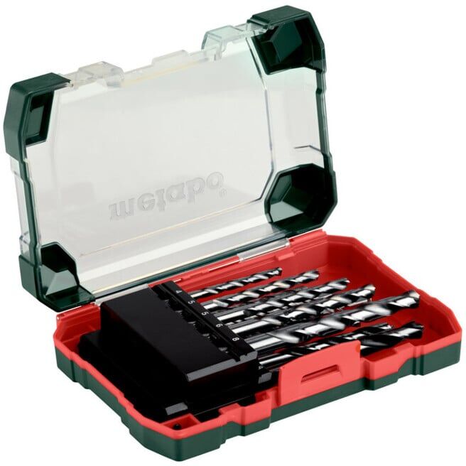 Sacoche à roulettes avec assortiment de forets « SP », 13 pcs metabo (626728000)
