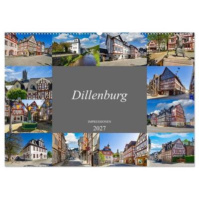 Dillenburg Impressionen (Wandkalender 2027 DIN A2 quer), CALVENDO Monatskalender