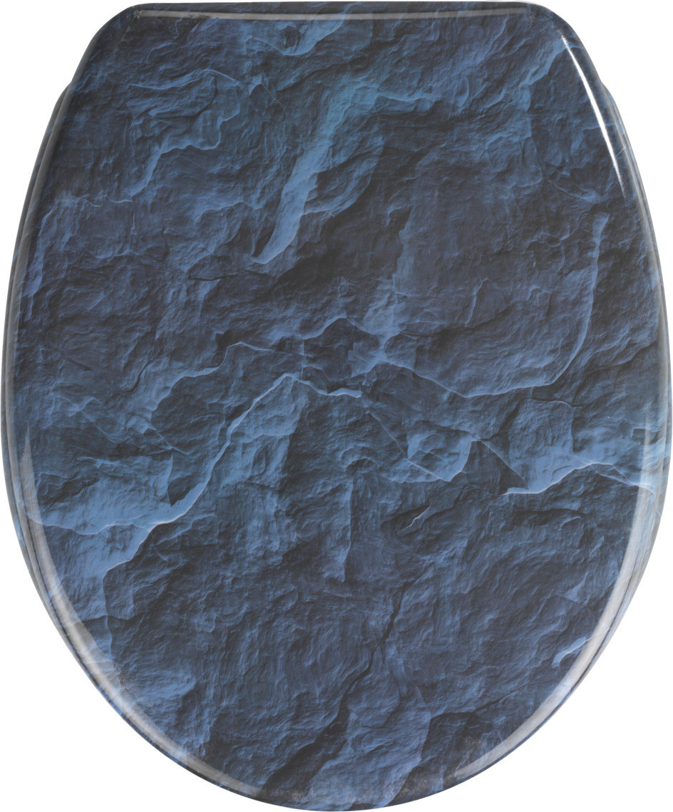 Wenko Toiletbril Slate Rock-kleur