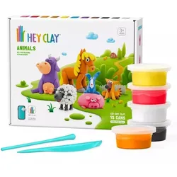 Hey Clay Set Plastilin - Tiere