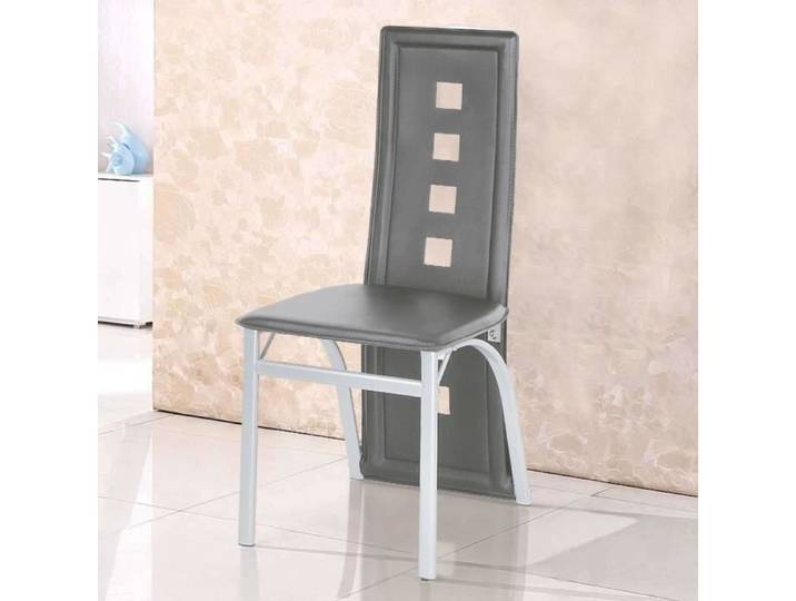 Kangfun Lot de 8 Chaises de salle à manger - Gris - Style Mode minimaliste moderne - 102 (L) * 45 (W) * 20 (H)
