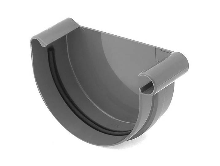 Proself PVC-Rinnenboden RG 100 Anthrazit ⌀ 10 cm