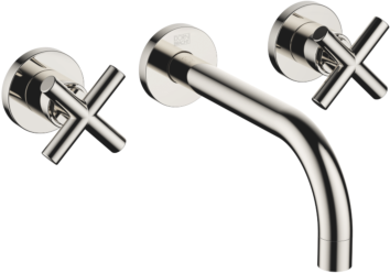 Dornbracht Tara. Fertigmontageset 36712892-08 für Waschtisch-Wand-Armatur, ohne Ablaufgarnitur, 190 mm, platin