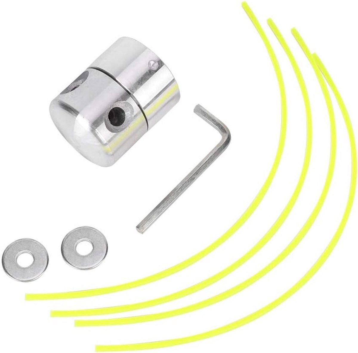 Universele Aluminium Bosmaaierkop met Nylon Draadspoel - Robuuste Grastrimmer Accessoire