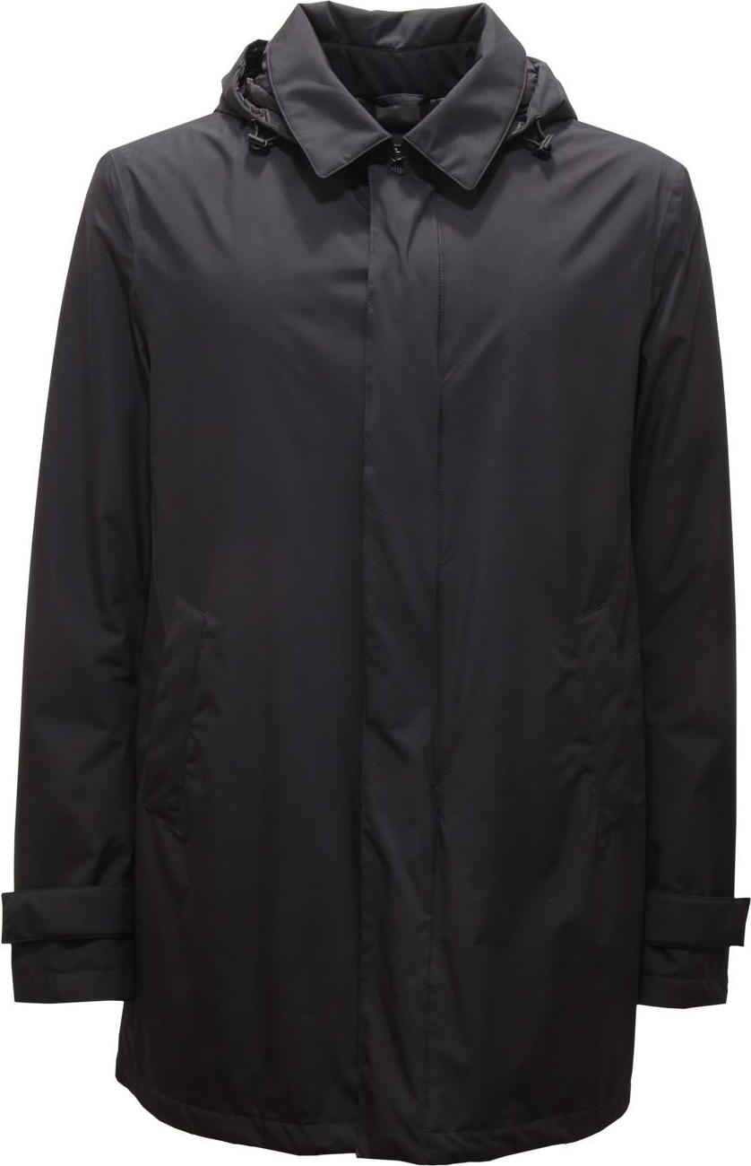 N2487 Piumino Uomo Lungo Herno Laminar Gore-Tex Down Jacket Black