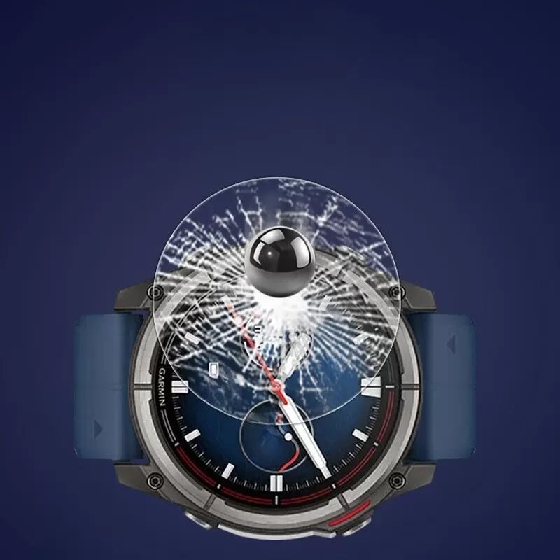 INF Hochwertiger Displayschutz kompatibel mit Garmin Quatix 8 51mm - 2 Stück, HD, Aluminium-Silikat