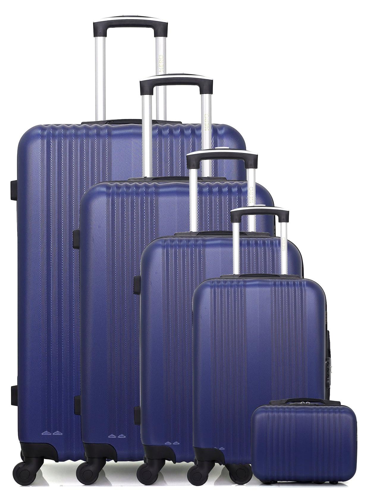 HERO - 5er-Set LIPARI-U-Koffer, 75 cm, 4 Rollen