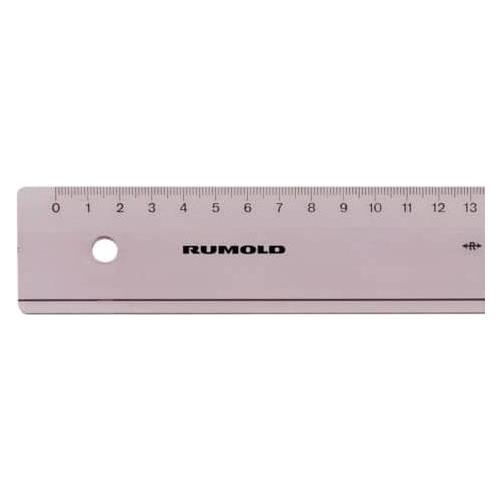 Rumold Plastiklineal 20cm transp. (20 cm, Kunststoff) (FL 41/20)