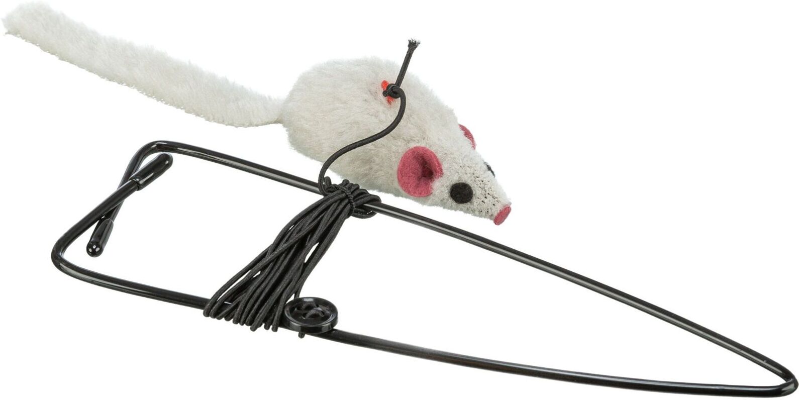 TRIXIE Maus für Türrahmen, Plüsch, 8 cm / 190 cm
