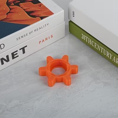 Inspire Daily Merch Multi function Rotary Bottle Cap Opener Plastic Twist Kitchen Tool orange