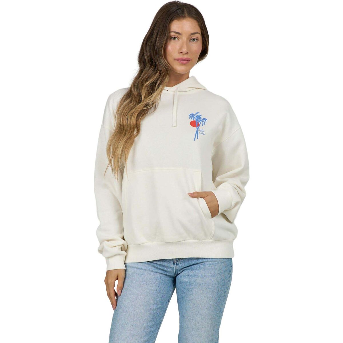Salty Crew GEO Palm Hoody off white (OFF) XS 20335475W-OFF-XS