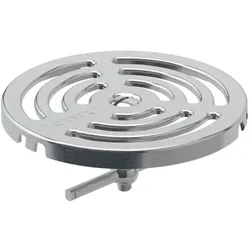 Geberit Rost 154317001 Ø 10 cm, Höhe 0,8 cm, verschraubbar, rund