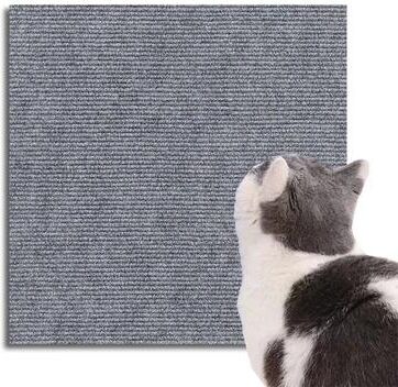 Uplifted Finds GripGuard Self Adhesive Wall Scratching Mat light Gray 30 X 60 Cm