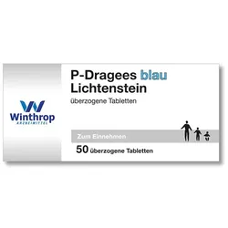 P DRAGEES blau 50 St