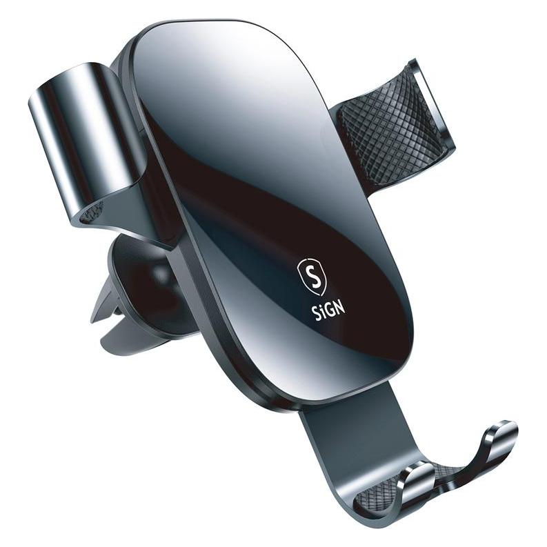 SIGN Carholder for Smartphones with 360° Rotation - Black (SN-ZS198)