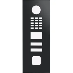 DoorBird D2x02FV EKEY sLine Frontblende – Graphitschwarz
