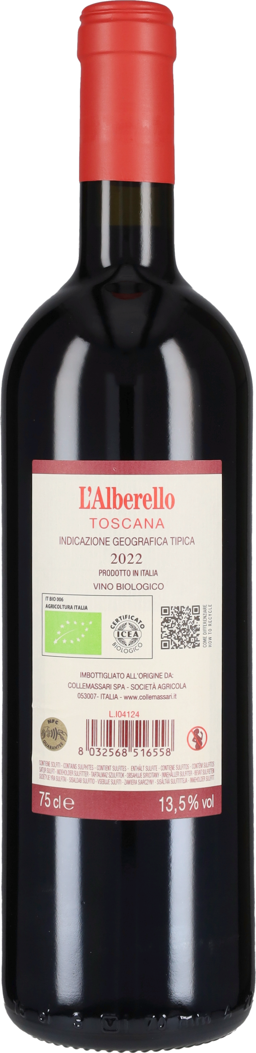 Bolgheri Rosso Superiore 'L'Alberello' Grattamacco 2022