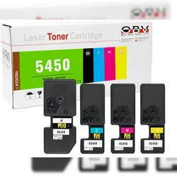 OBV Toner 4er Set kompatibel zu Kyocera MA2600/PA2600 - Ersetzt TK-5450 - ca. 4.100/3.200 Seiten
