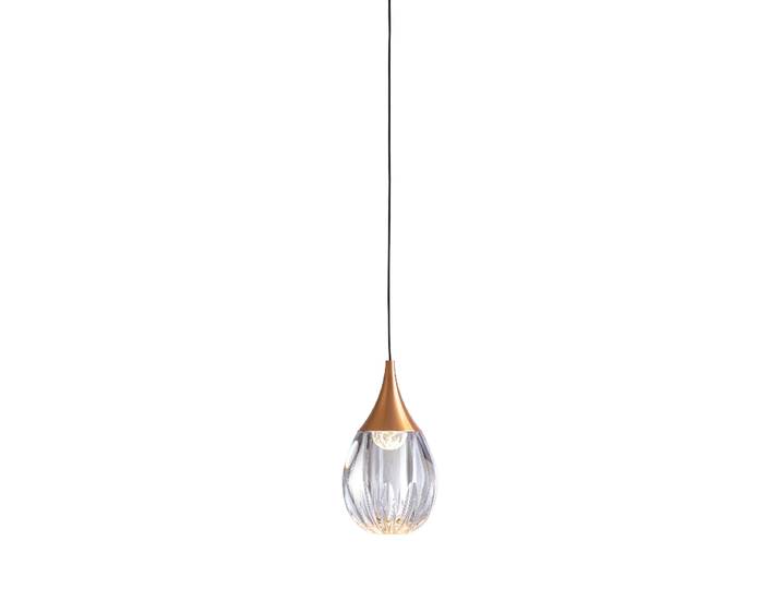 LED Design Pendellampe „Corina“ 1-flammig Schwarz, Kupfer Schuller