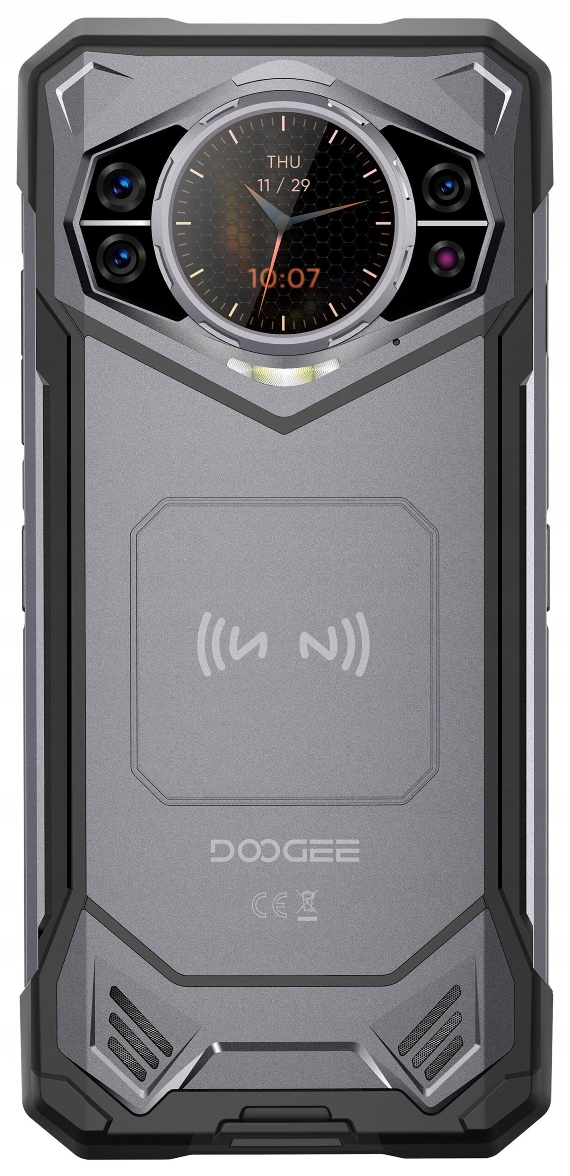 Smartphone DOOGEE S200E VIP, 8 GB / 256 GB, 5G, Grau (Dunkelgrau)