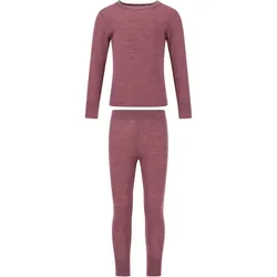 ZigZag Beta Merino Baselayer Skiunterwäsche-Set Kinder 4413 - wistful mauve 8 (128)