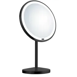 Smedbo Kosmetikspiegel mit LED. Schwarz. Abgelöst Standmodell. X7. ZB625