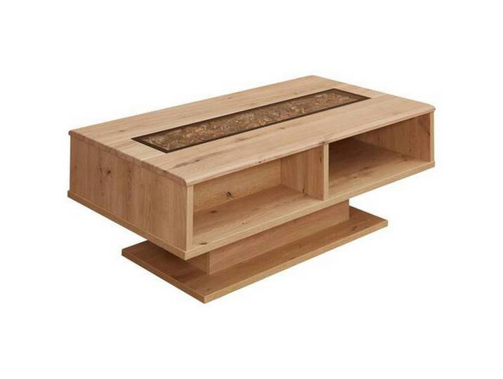 Cantus Couchtisch Calmera, Esche, Holz, Glas, Naturmaterialien, Esche, massiv, rechteckig, eckig, Säule, Bodenplatte, 65x43x115 cm, offenes Fach, Wohnzimmer, Wohnzimmertische, Couchtische, Couchtische Glas