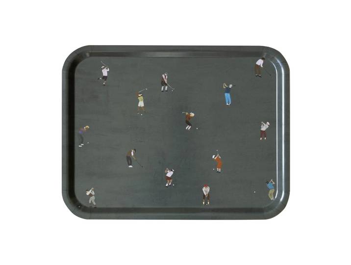 Fine Little Day Plateau Golfers 33x43 cm