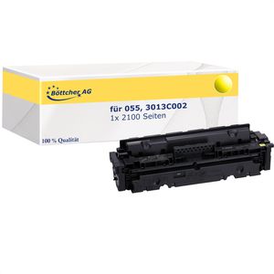 kompatibel für Canon 055, 3013C002, Kompatibler Toner , 2100 Seiten, gelb