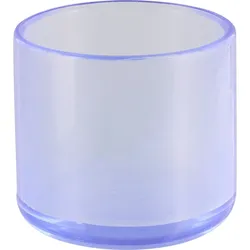 WAGNER Kappen für Stahlrohr rund 4tlg. - Ø 25/28 x 30 mm, Abrieb 6 mm, Kunststoff transparent - 15067399