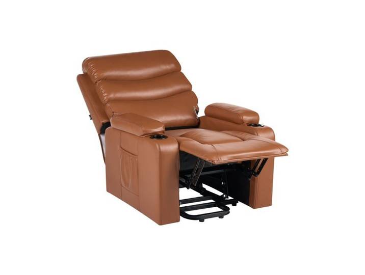 Fauteuil inclinable électrique ETER Cuir PU Marron