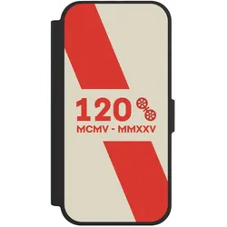 Nivocase Klapphülle für Apple iPhone 17 Handyhülle aus Kunst Leder NIVOflip schwarz 1. FSV Mainz 05 E.V. (Apple iPhone 17), Smartphone Hülle, Schwarz