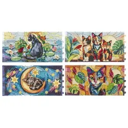 KARIN JITTENMEIER Diamond Painting-Set Lampenfolien verschiedene Motive 9tlg.