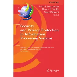 Security and Privacy Protection in Information Processing Systems, Fachbücher