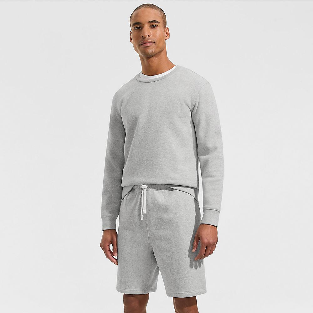 Serious Sweats Shorts für Herren, Herren, size: regular, Grau, Baumwoll-Mischung/Polyester-Mischung, by Lands' End