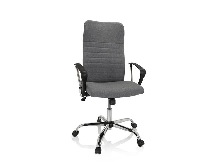 Siège De Bureau / Fauteuil De Direction Arton 40 Tissu Gris Hjh Office