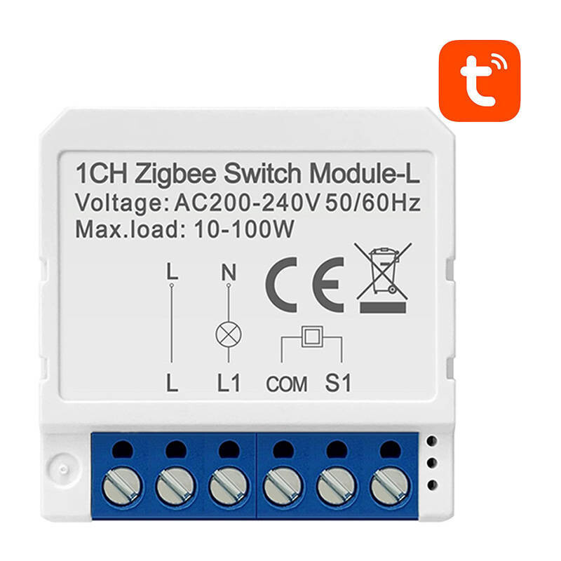 Avatto Smart Switch ZigBee module LZWSM16-W1, geen nultaar nodig, TUYA
