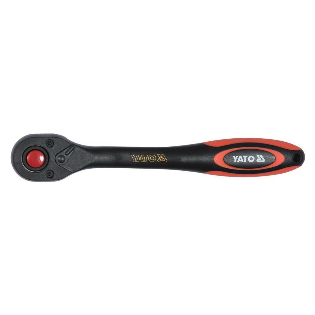 Yato GRZECHOTKA 3/8" WYGIĘTA POWLEKANA - BLACK 0294 (3/8") (YT-0294)