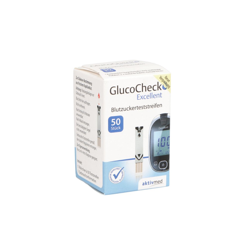 1001 Artikel Medical GmbH Gluco Check Excellent Teststreifen 09265556