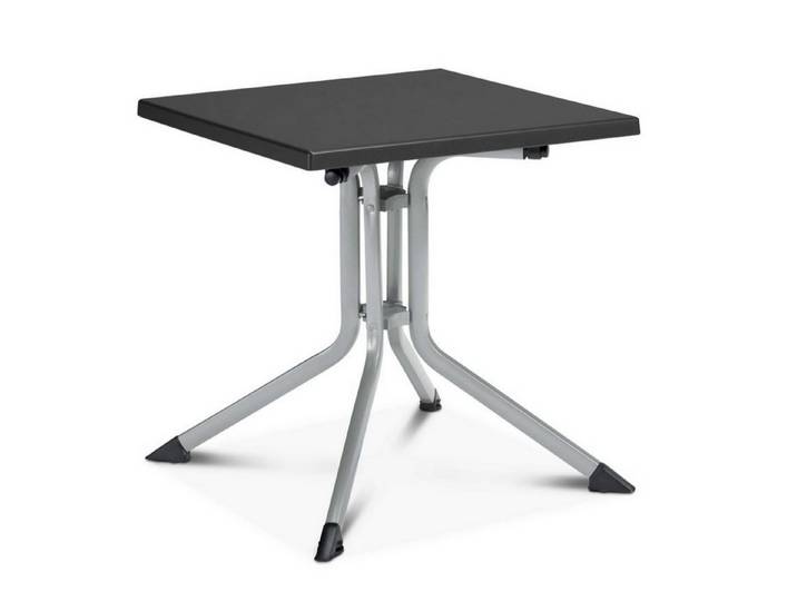 KETTLER Klappstuhl KETTLER Alu Klapptisch 70x70cm Kettalux silber anthrazit