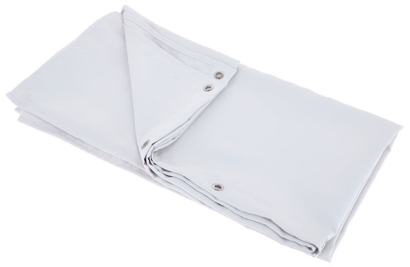 Stairville Gala Curtain 9.0x6.0m White bianco