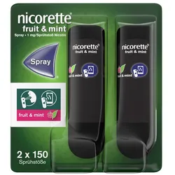 NICORETTE Fruit & Mint Spray 1 mg/Sprühstoß NFC 2 St
