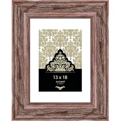Bilderrahmen Vintage 13 x 18 cm Holz Braun