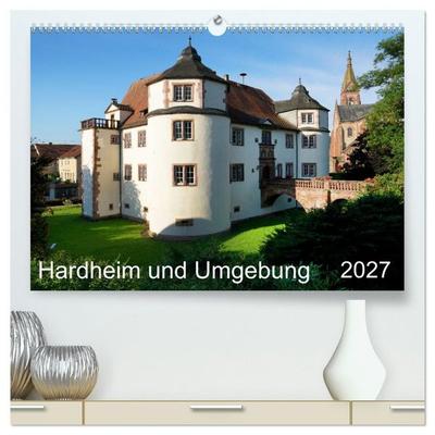 Hardheim und Umgebung (hochwertiger Premium Wandkalender 2027 DIN A2 quer), Kunstdruck in Hochglanz