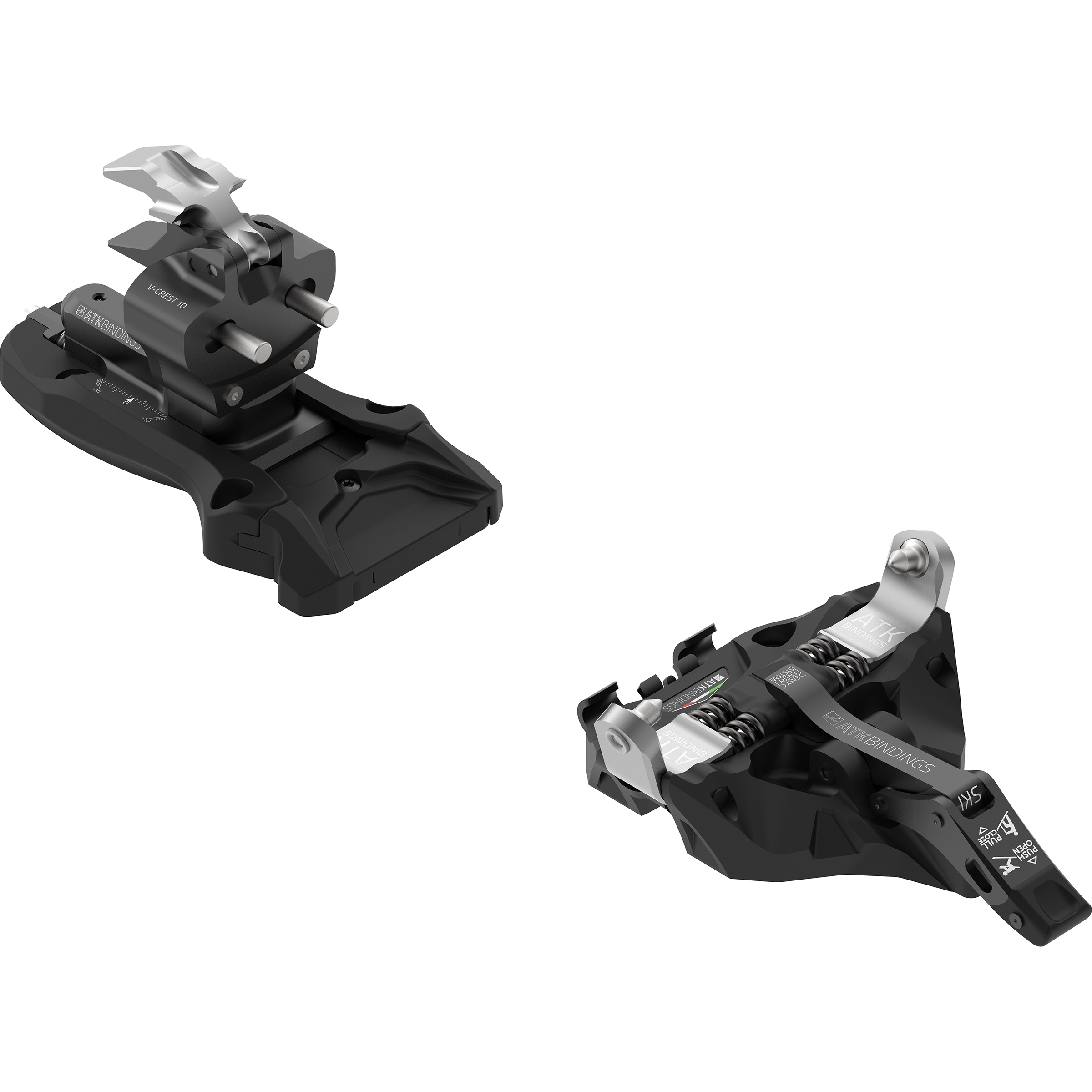 ATK Bindings V-Crest 10 LT Tourenbindung Tourenbindungen schwarz Skitour