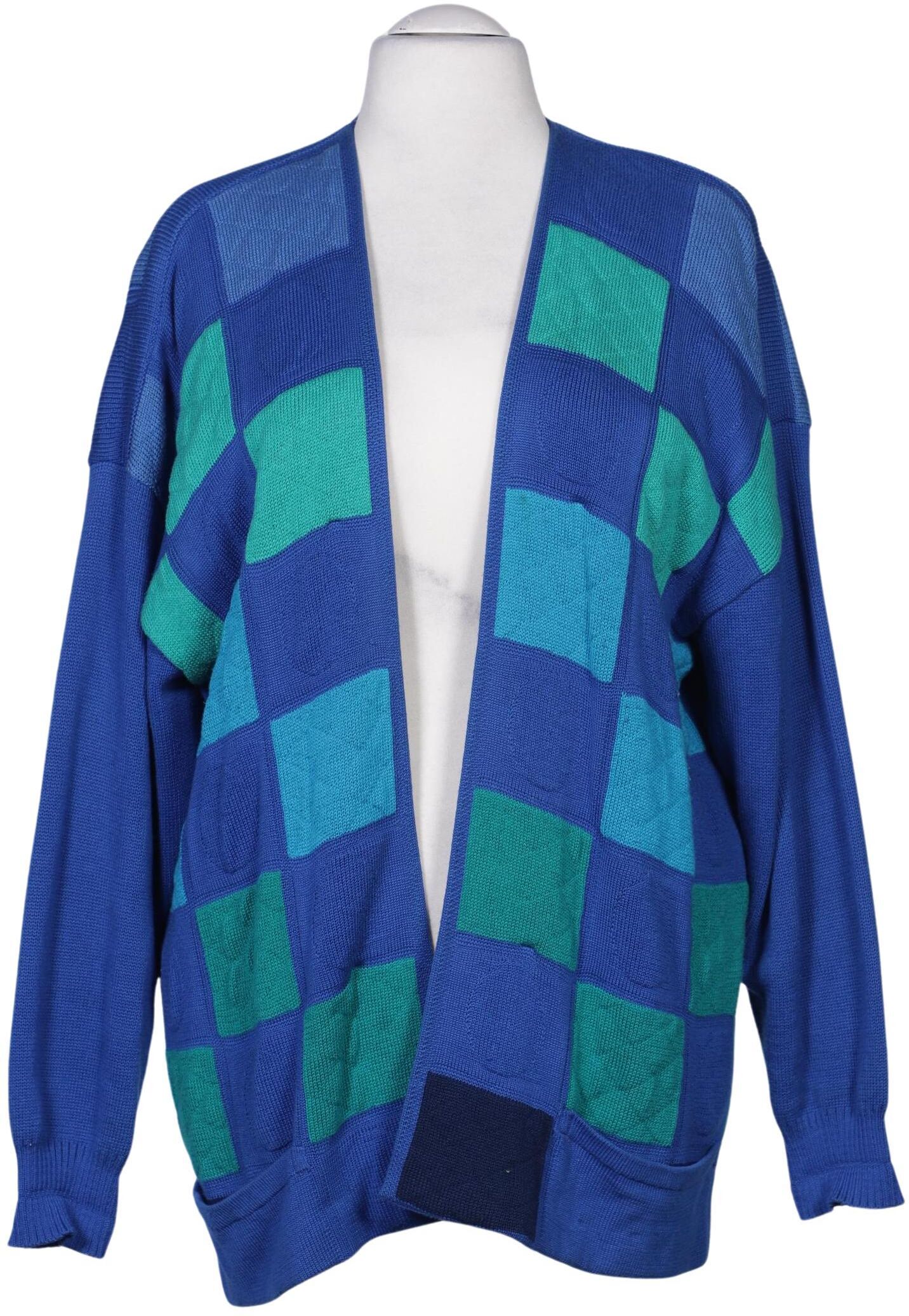 Kriss Trading Sweden Damen Strickjacke, Mehrfarbig, Gr. XL, Baumwolle / Synthetik / Modal - Second Hand