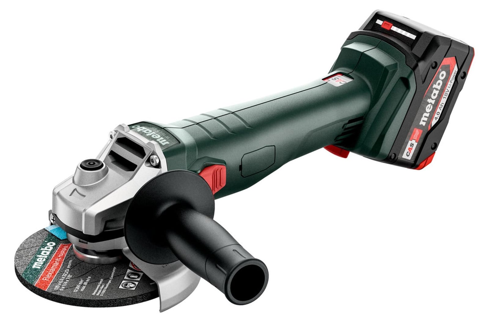 Metabo W 18 L 9-125 Cordless haakse slijper 18 V met MetaBOX 165 L
