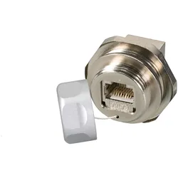 EFB IP67DFKRJ45FLHS RJ45 Cat.6A IP67 Durchführungskupplung, Buchse / Buchse, Service Port